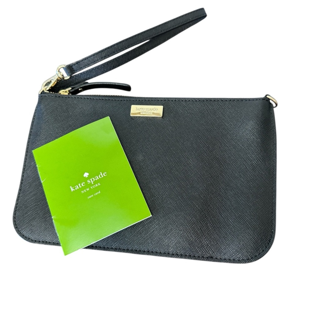 Kate Spade Lolly Newbury Lane Wristlet  Black $148 Retail NWT 8x5